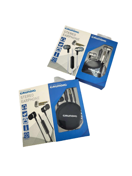Słuchawki sportowe douszne Grundig STEREO z Mikrofonem