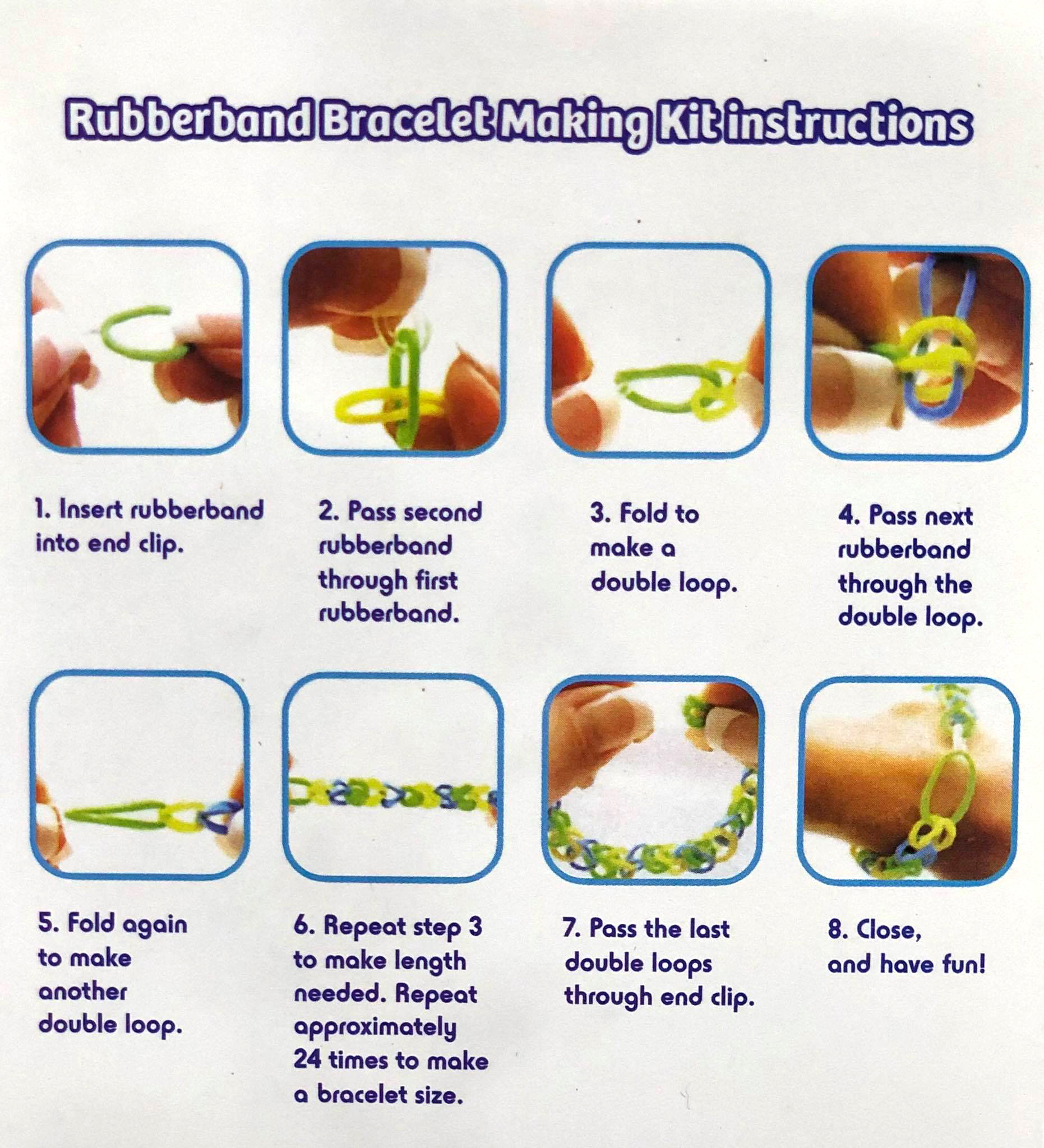 Zestaw gumek do robienia bransoletek 360 szt. - obrazek 4
