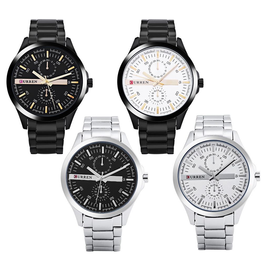 Zegarek Męski Curren 8128 Czarny - obrazek 2