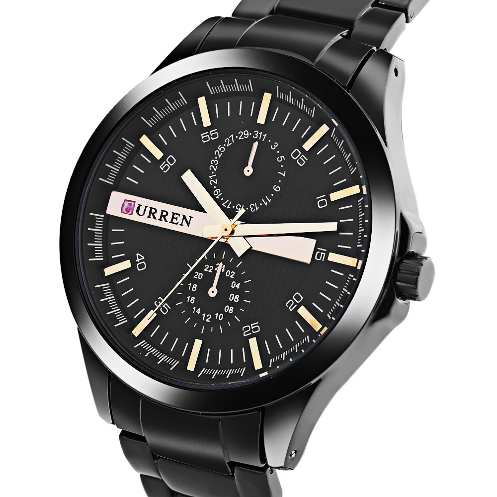 Zegarek Męski Curren 8128 Czarny - obrazek 5
