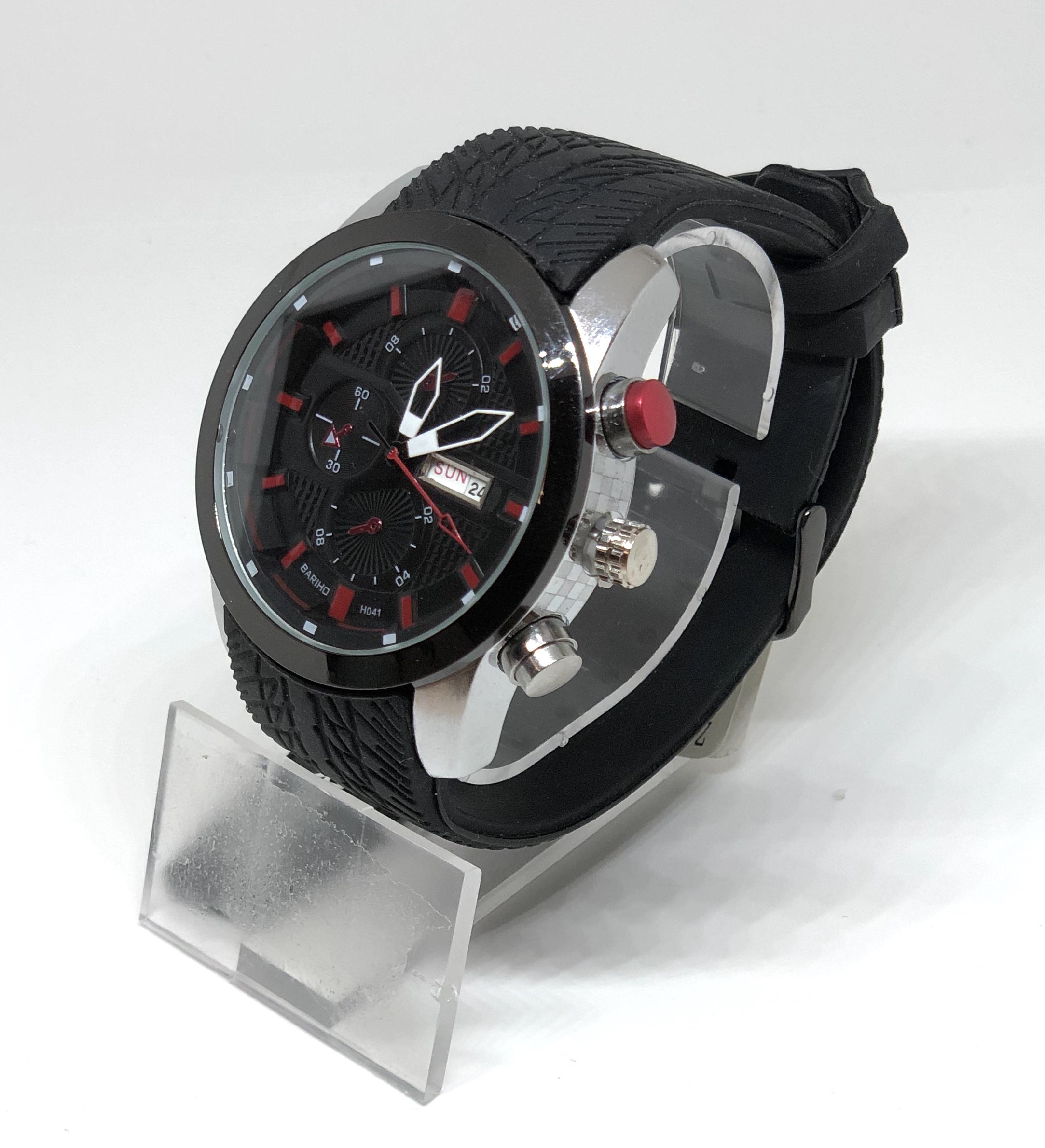 Zegarek Męski Bariho Sportowy Datownik Moto - obrazek 3