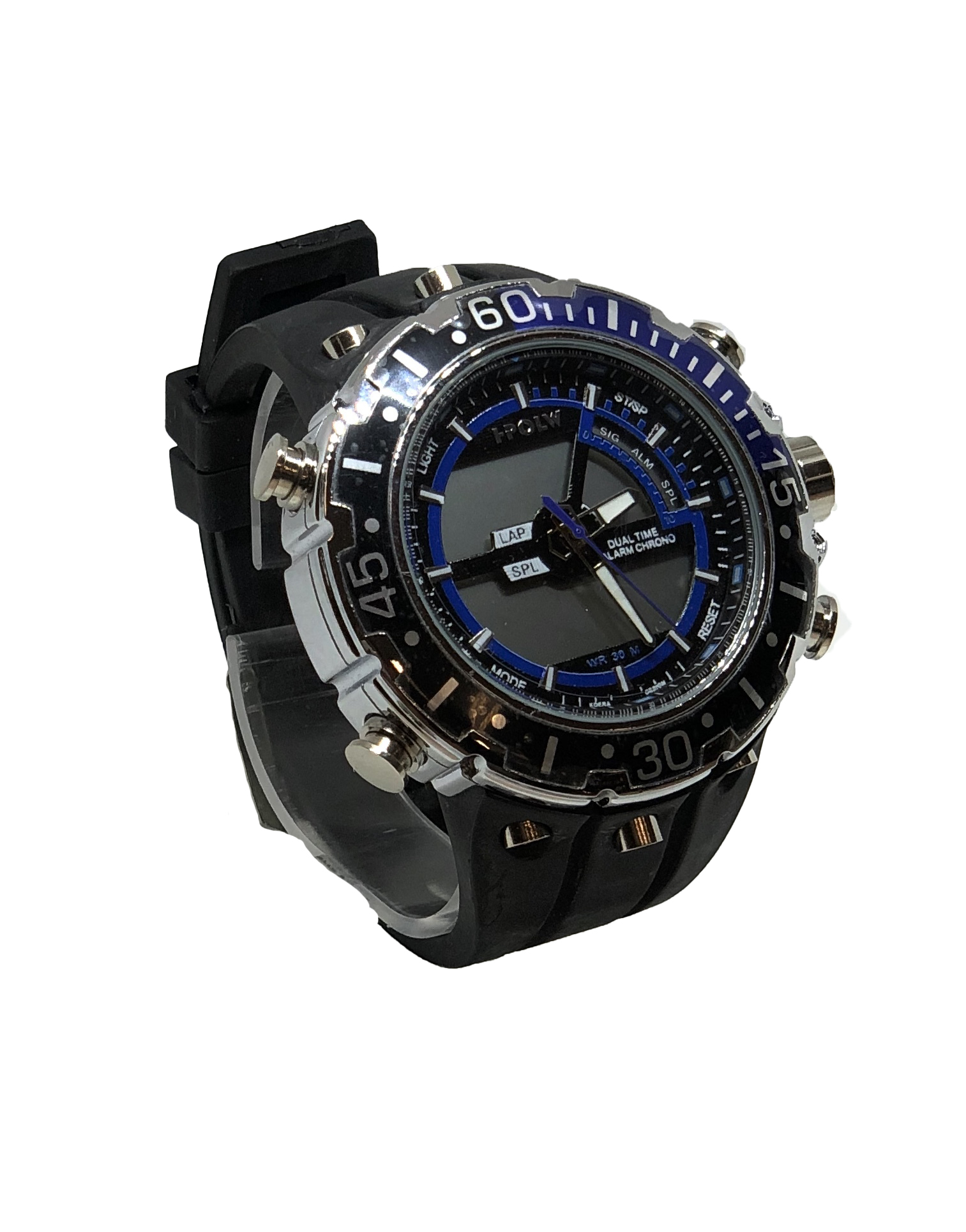 Zegarek Męski I-POLW 601 Sportowy Niebieski