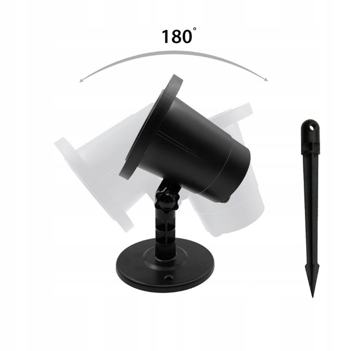 LED WODOODPORNY OGRODOWY PROJEKTOR LASEROWY - obrazek 2