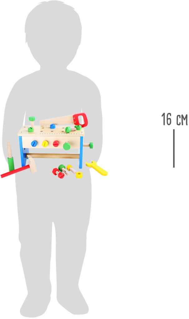 SMALL FOOT Stolik warsztatowy 2w1 - obrazek 2