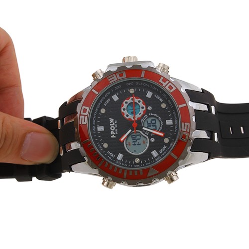 Zegarek Męski I-POLW FS591 Wodoszczelny Sportowy - obrazek 3