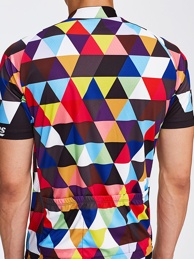 Letni komplet rowerowy koszulka + spodenki z szelkami - obrazek 4