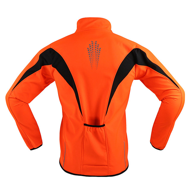 Męska kurtka rowerowa Arsuxeo CZARNO POMARAŃCZOWA - obrazek 4