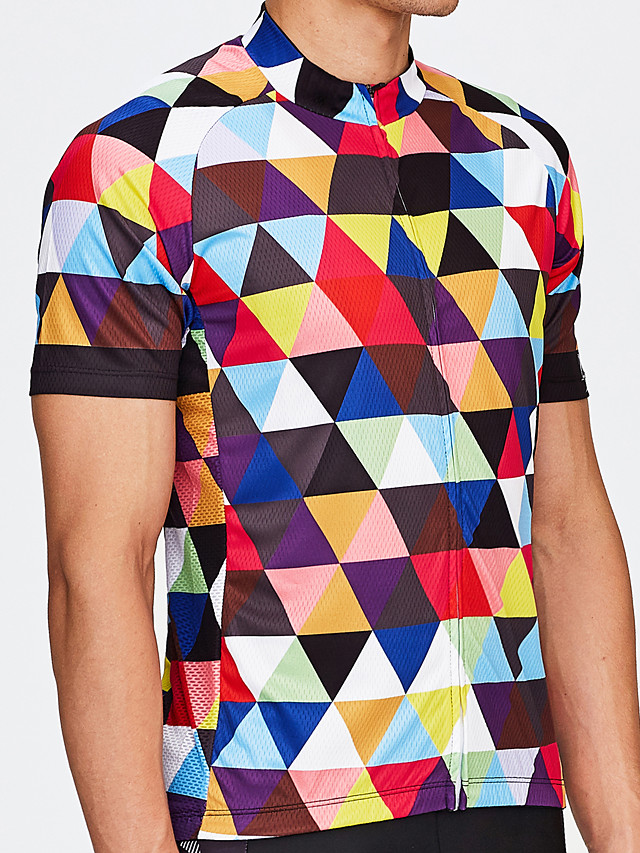 Letni komplet rowerowy koszulka + spodenki z szelkami - obrazek 3