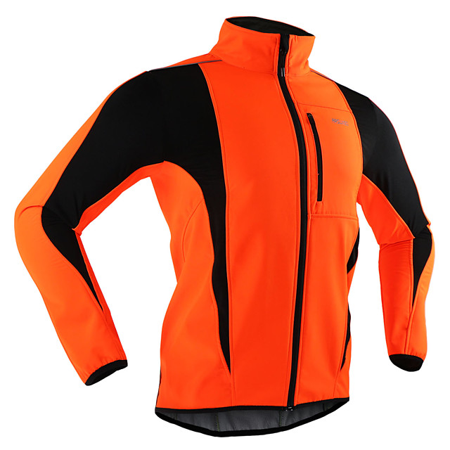 Męska kurtka rowerowa Arsuxeo CZARNO POMARAŃCZOWA - obrazek 2