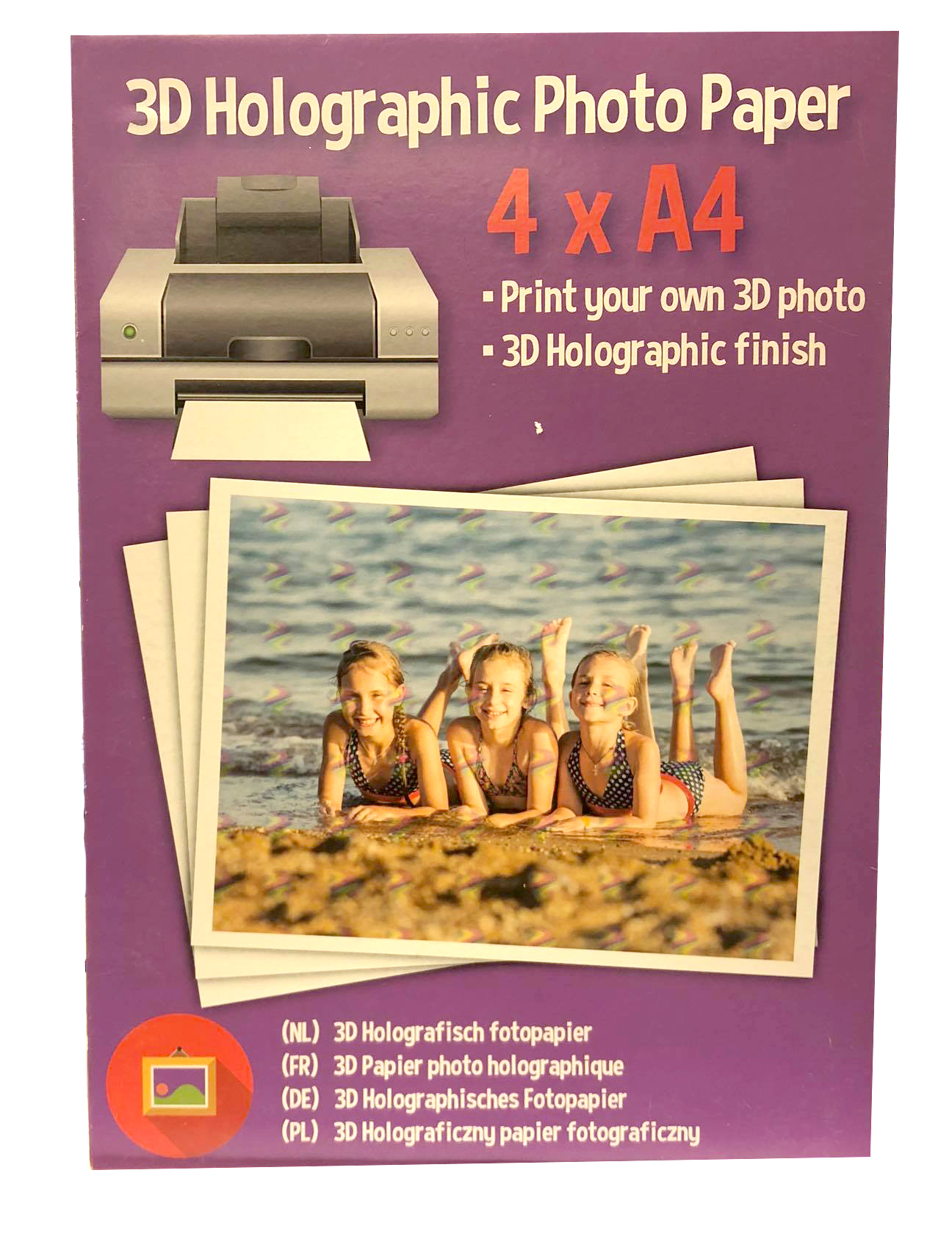 Holograficzny papier fotograficzny 3D
