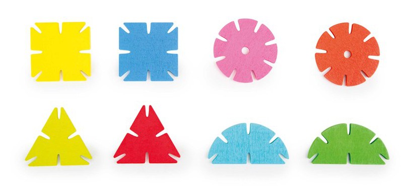 Figury geometryczne Puzzle dla dzieci Small Foot - obrazek 3