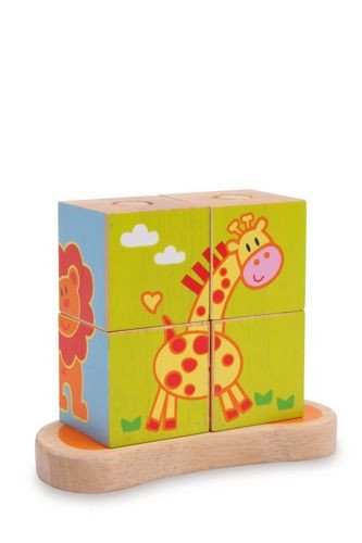 Drewniane klocki układanka SMALL FOOT 3362