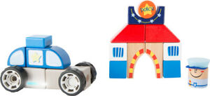 Zestaw klocków do zbudowania komisariatu i radiowozu SMALL FOOT 10623