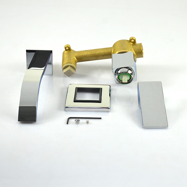 Bateria Łazienkowa Umywalkowa Scienna Wodospad - obrazek 3