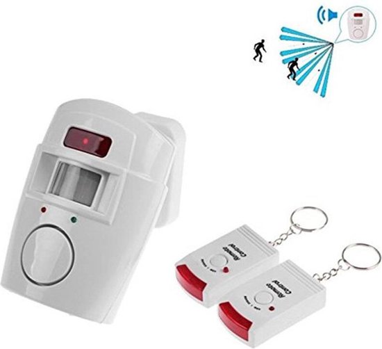 Alarm z czujnikiem Grundig z 2 pilotami