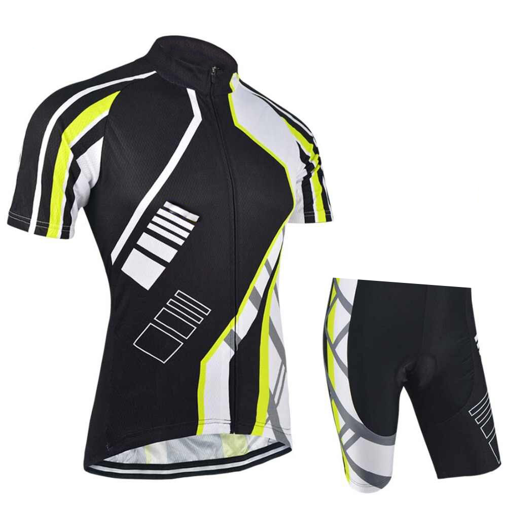 Męski komplet rowerowy z krótkim rękawem rozmiar 2XL