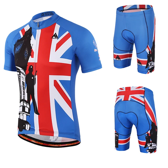 Komplet rowerowy męski z nadrukiem MILOTO