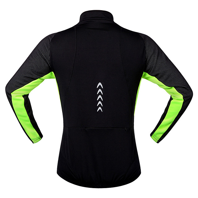 Męska kurtka rowerowa WOSAWE CZARNO ZIELONA ROZMIAR L - obrazek 3