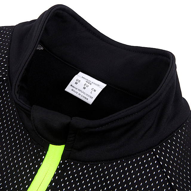 Męska kurtka rowerowa WOSAWE CZARNO ZIELONA ROZMIAR L - obrazek 4