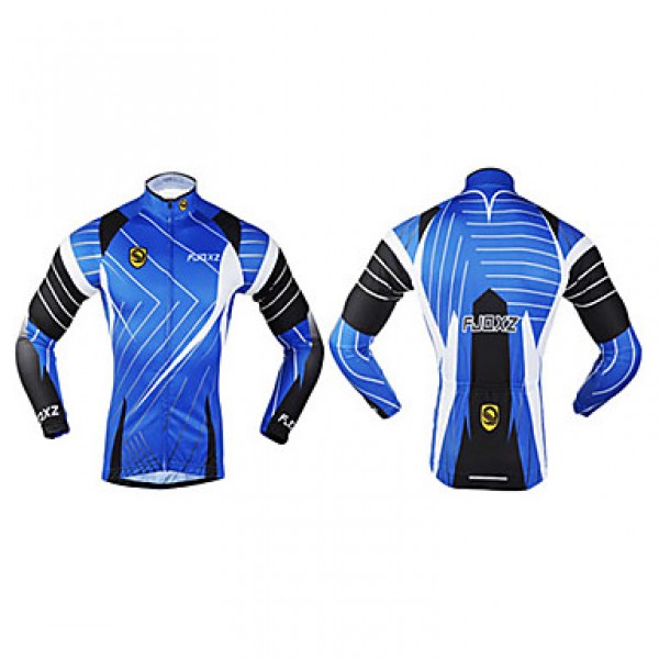 Męski komplet rowerowy z dżerseju z długim rękawem rozmiar XL - obrazek 2