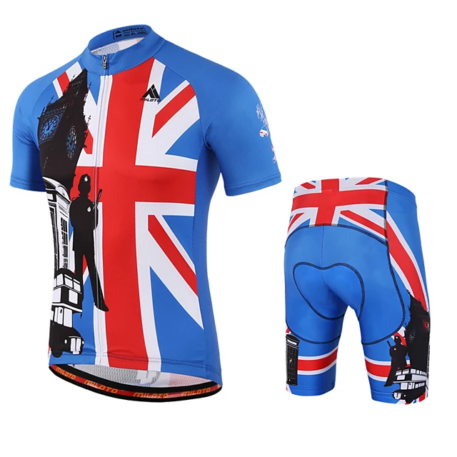 Komplet rowerowy męski z nadrukiem MILOTO - obrazek 2