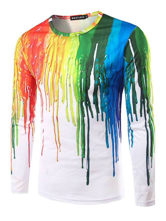 Koszulka męska z nadrukiem 3D rozm.M