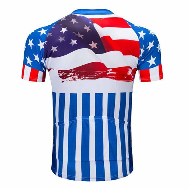 Letni komplet rowerowy z barwami USA rozm.S - obrazek 4