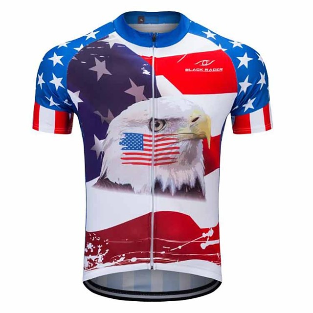 Letni komplet rowerowy z barwami USA rozm.S - obrazek 3