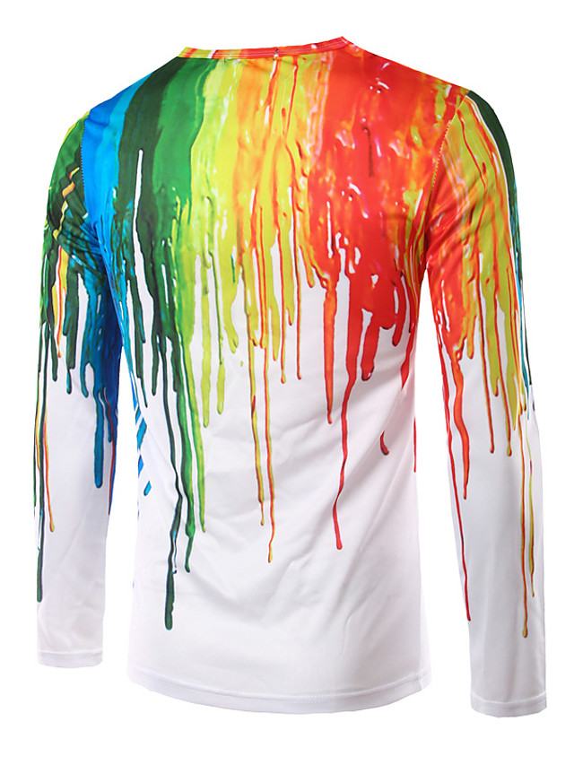 Koszulka męska z nadrukiem 3D rozm.M - obrazek 2