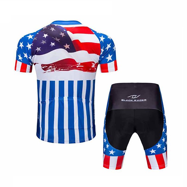 Letni komplet rowerowy z barwami USA rozm.S - obrazek 2