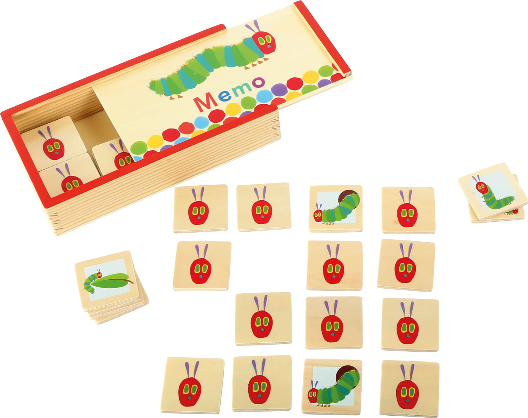 Memory - ćwiczenie pamięci z gąsienicą