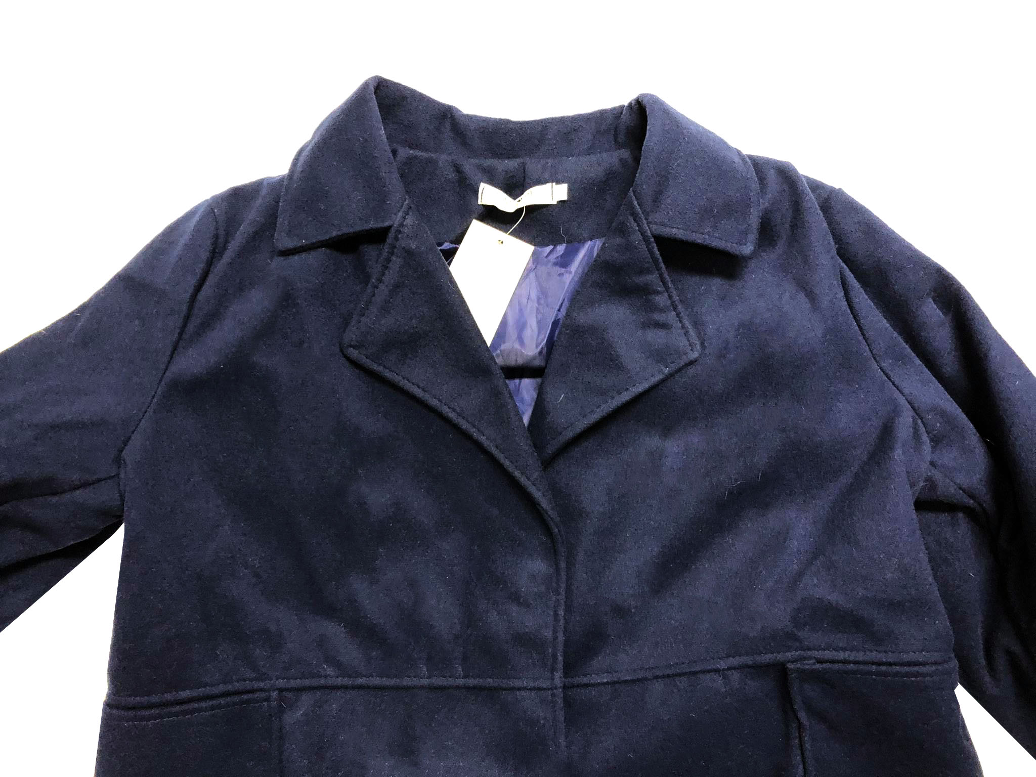 Granatowy płaszczyk męski 76 - obrazek 3