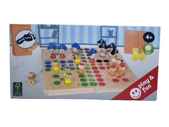 Small Foot chińczyk piracka wyspa drewniana gra - obrazek 2