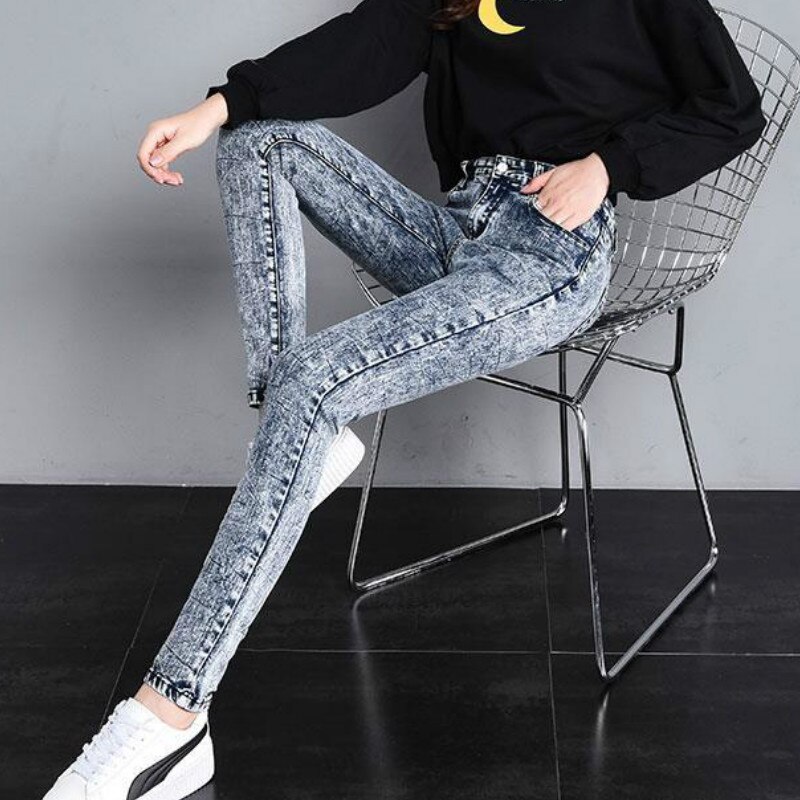 damskie jeansy rozmiar L - obrazek 2