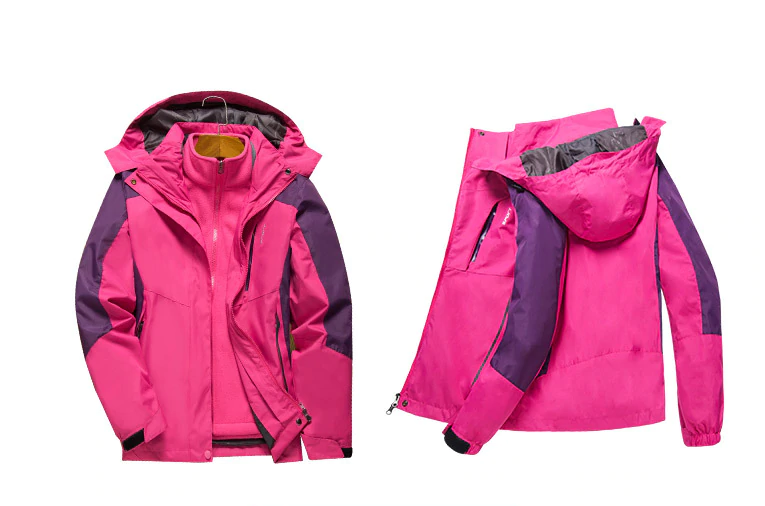 Trekkingowa kurtka z kapturem 3w1 - obrazek 4