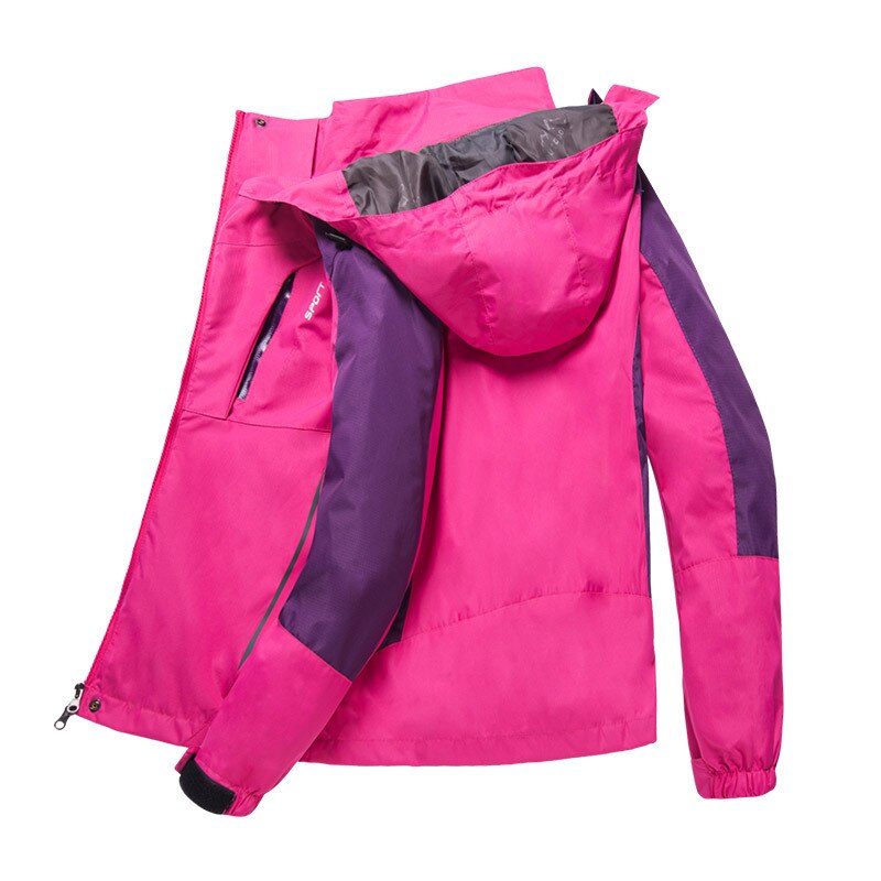 Trekkingowa kurtka z kapturem 3w1 - obrazek 2