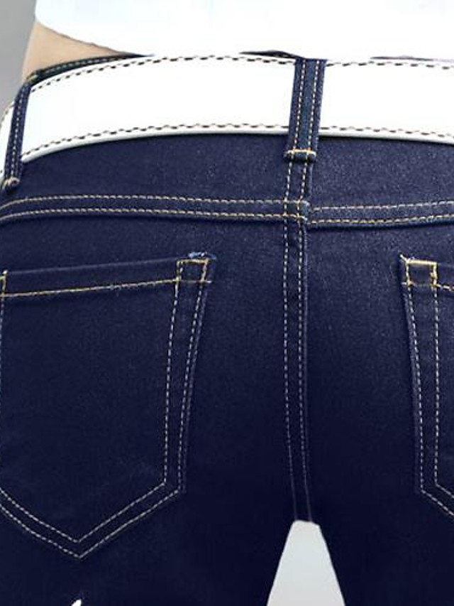 DAMSKIE JEANSY SZEROKIE NOGAWKI - obrazek 2