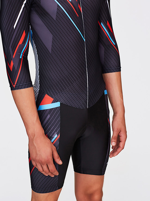 Męski kombinezon rowerowy z krótkim rękawem rozmiar 3XL - obrazek 4