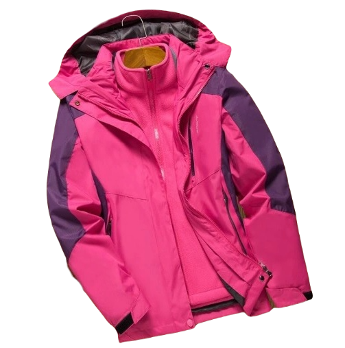 Trekkingowa kurtka z kapturem 3w1