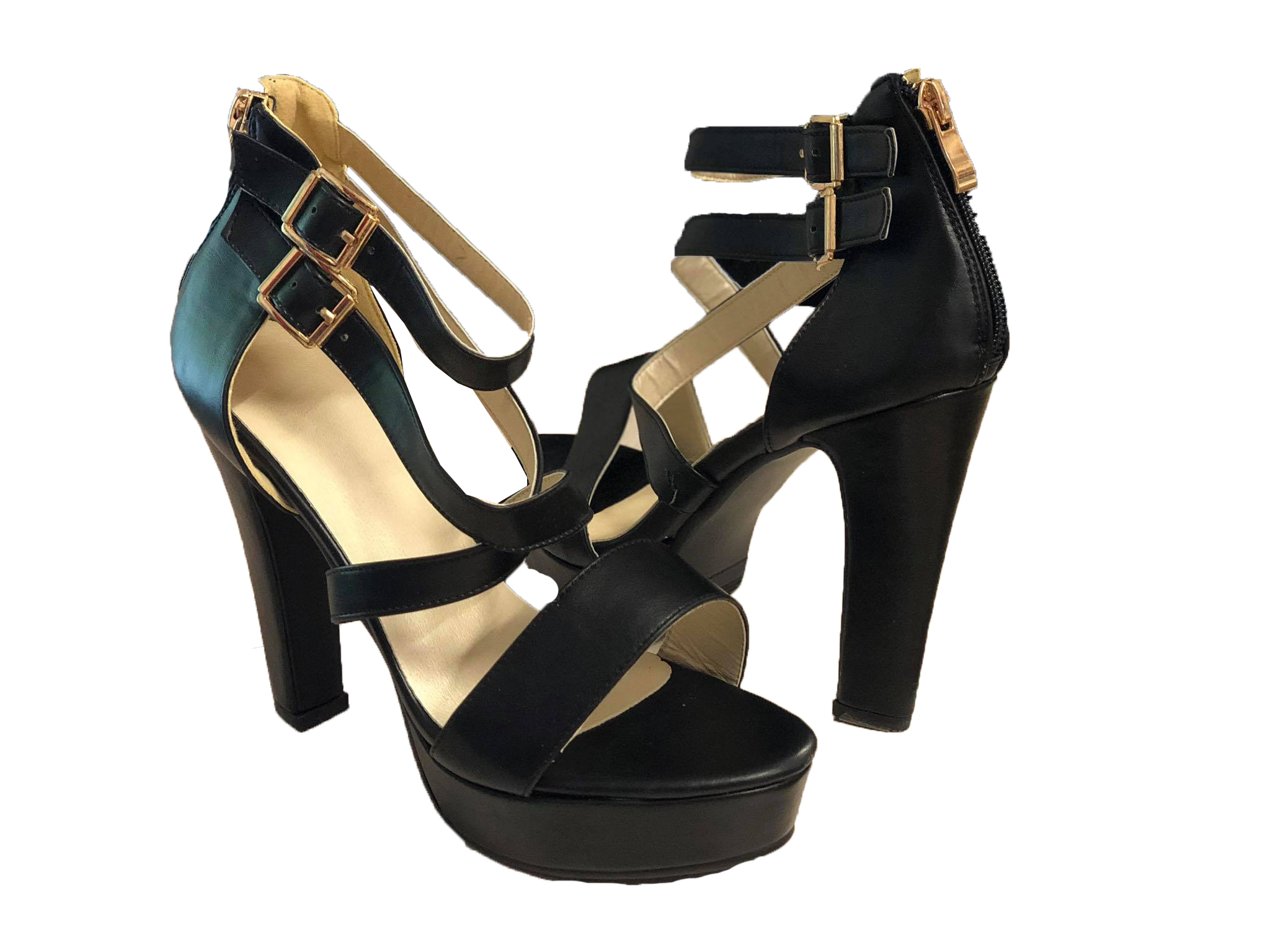 Sandały damskie na platformie 24cm