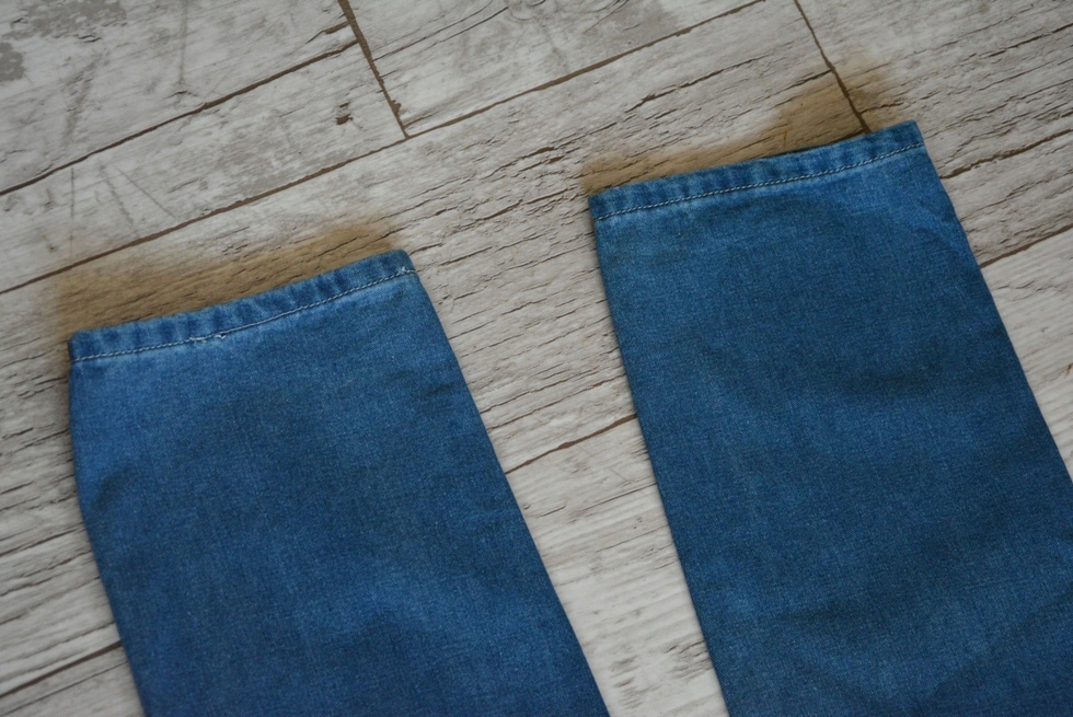 Męskie spodnie jeansowe z przetarciami - obrazek 5