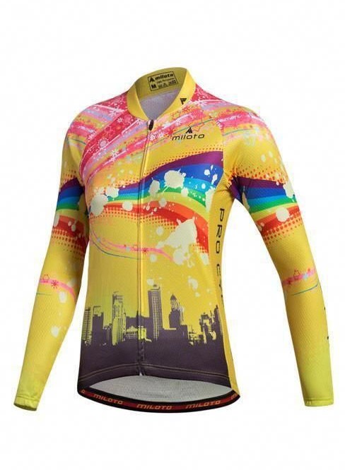 Koszulka rowerowa z długim rękawem MILOTO