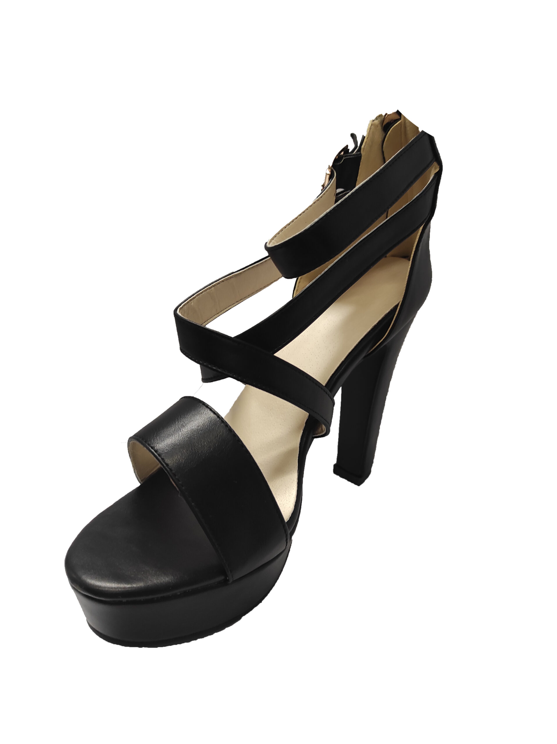 Sandały damskie na platformie 24cm - obrazek 4