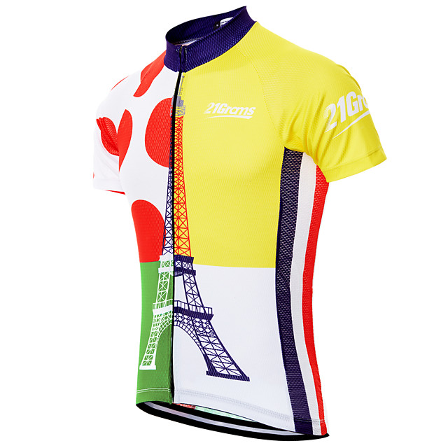 Męska koszulka rowerowa z krótkim rękawem - obrazek 2