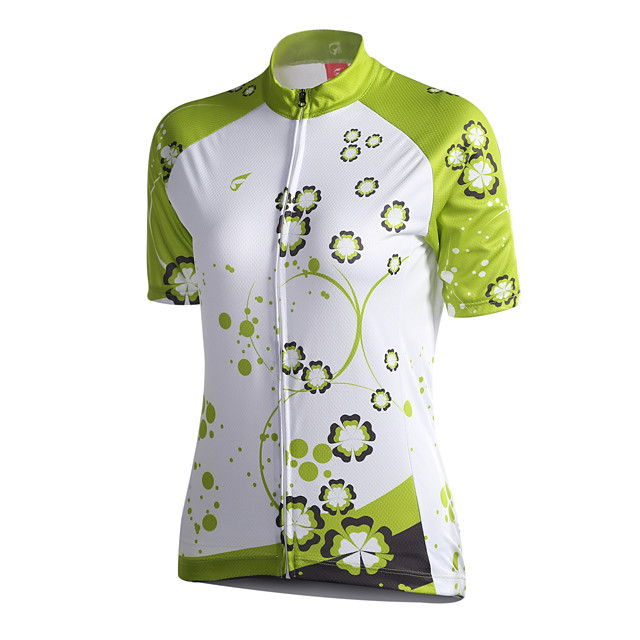 Koszulka rowerowa z nadrukiem kwiatowym rozm. XL - obrazek 2