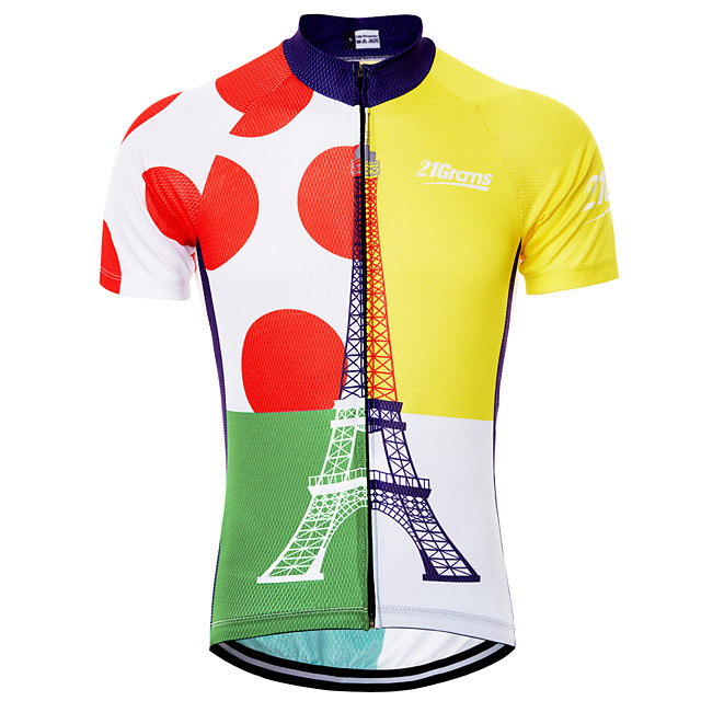 Męska koszulka rowerowa z krótkim rękawem