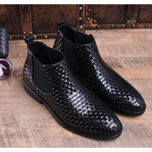 CZARNE BOTKI MĘSKIE ROZMIAR 42 - obrazek 2