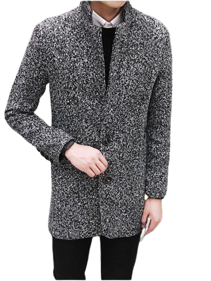 Męski płaszcz długi rękaw rozmiar M