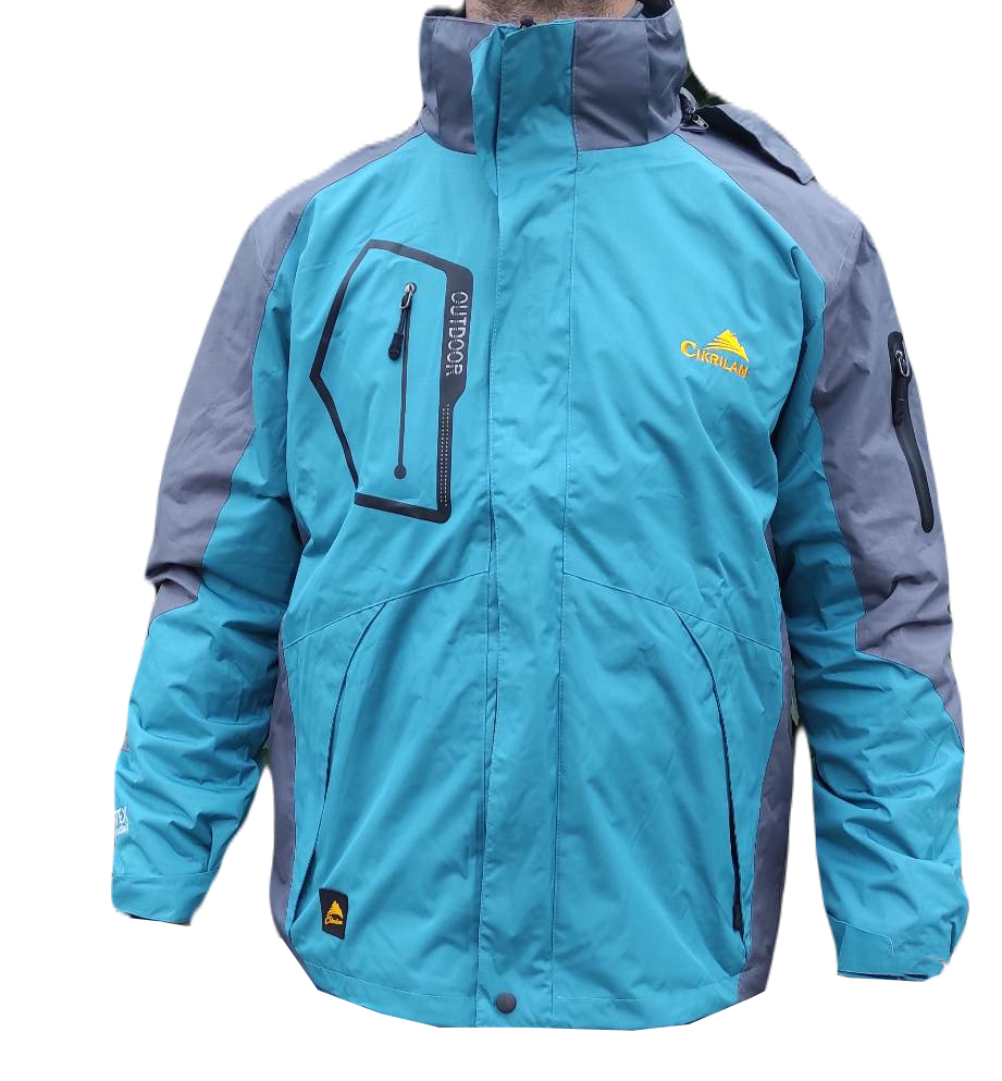CIKRILAN Trekkingowa kurtka softshell 3w1 rozm. L