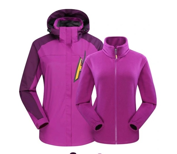 Trekkingowa kurtka z kapturem FASHION 3w1 rozm. XS - obrazek 2